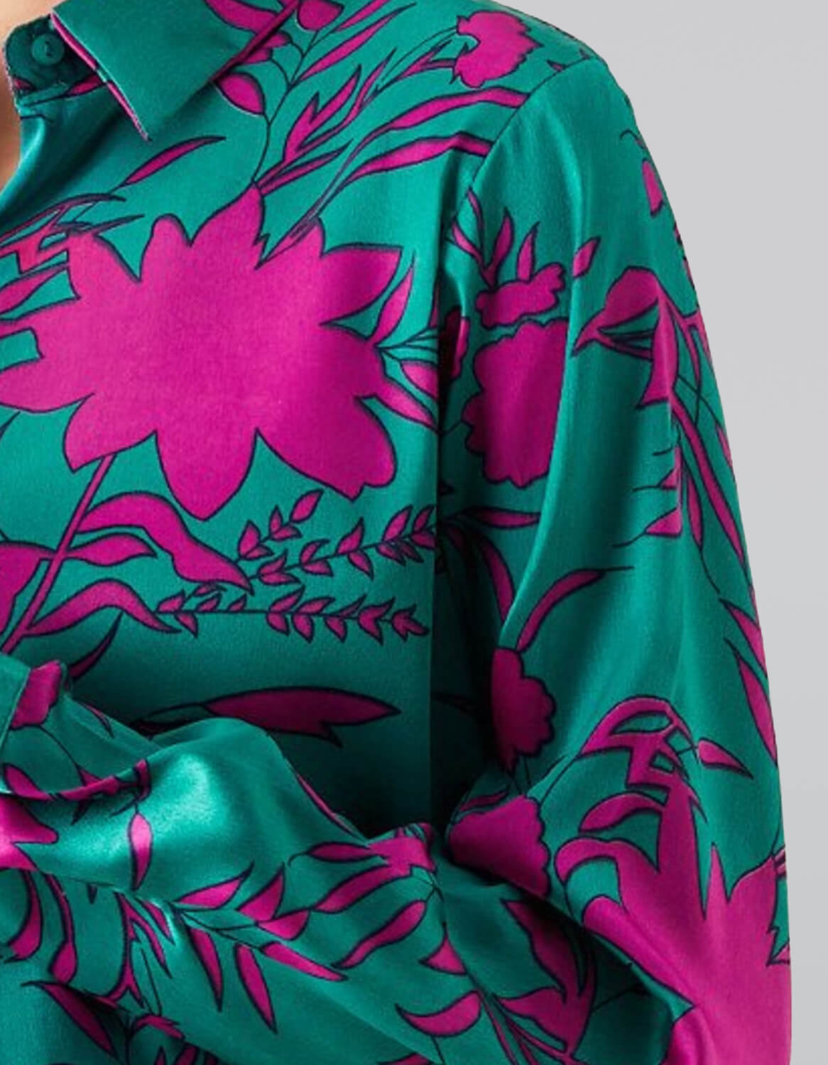 Artistic Floral Pop Shirt